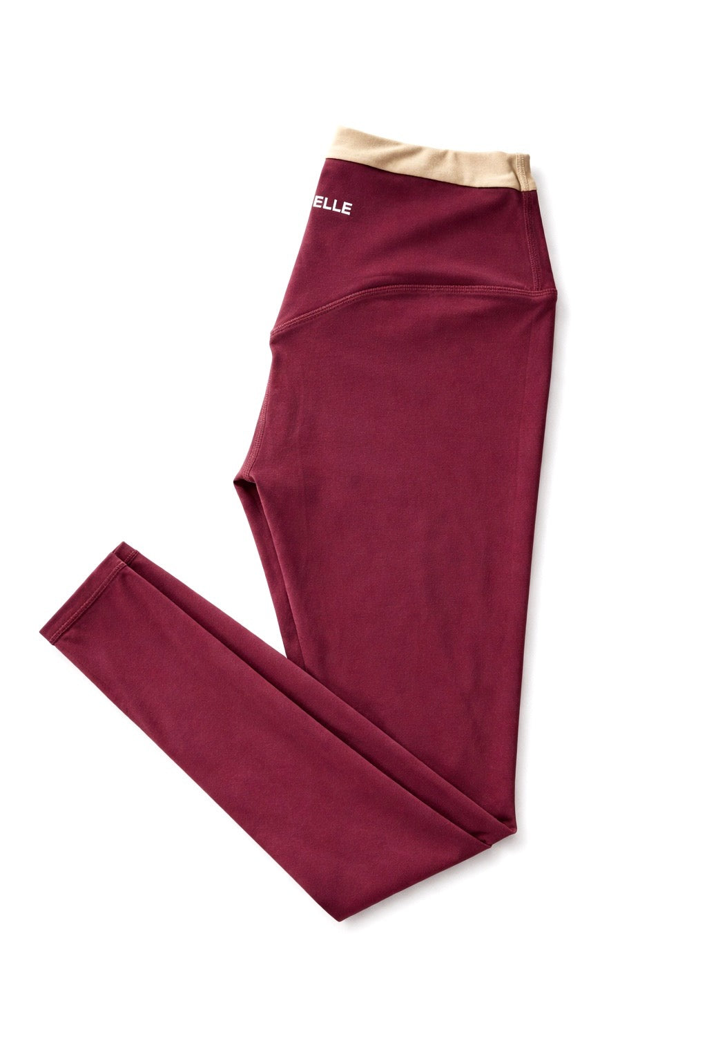 Double Layer Essential Legging- Toasted Berry & Taupe